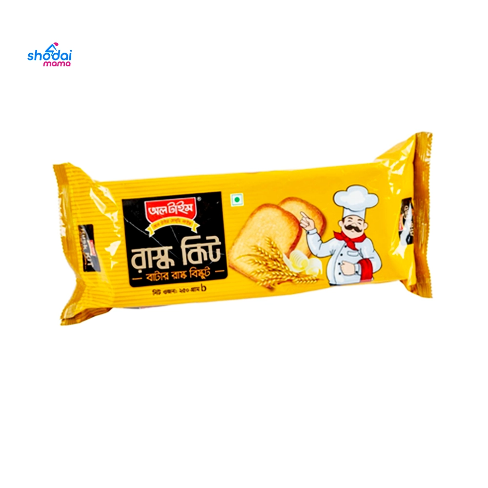 All Time Rusk Crunchy & Tasty Biscuit 250gm